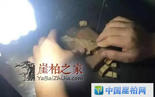 崖柏开料扯珠子!本来就是个赌局!