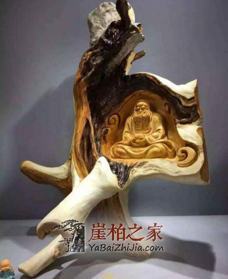 崖柏根雕里,为何达摩祖师独得恩宠?-2