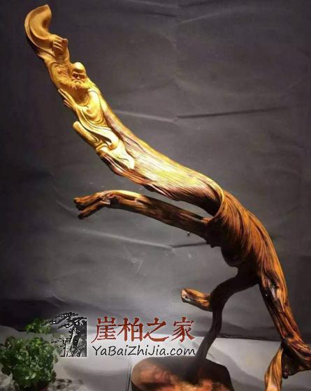 崖柏根雕里,为何达摩祖师独得恩宠?-3