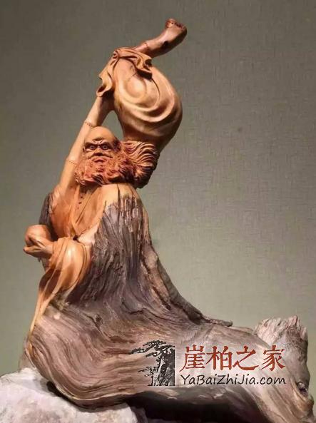 崖柏根雕里,为何达摩祖师独得恩宠?-4