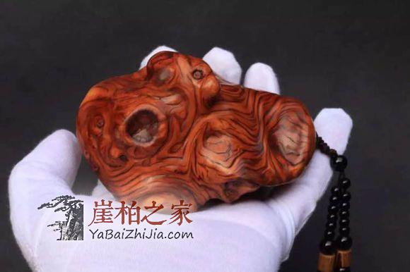 惊!精美手把件竟是如此丑陋的崖柏开出来的-5