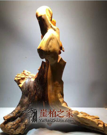 极品崖柏工艺《三羊开泰》-9