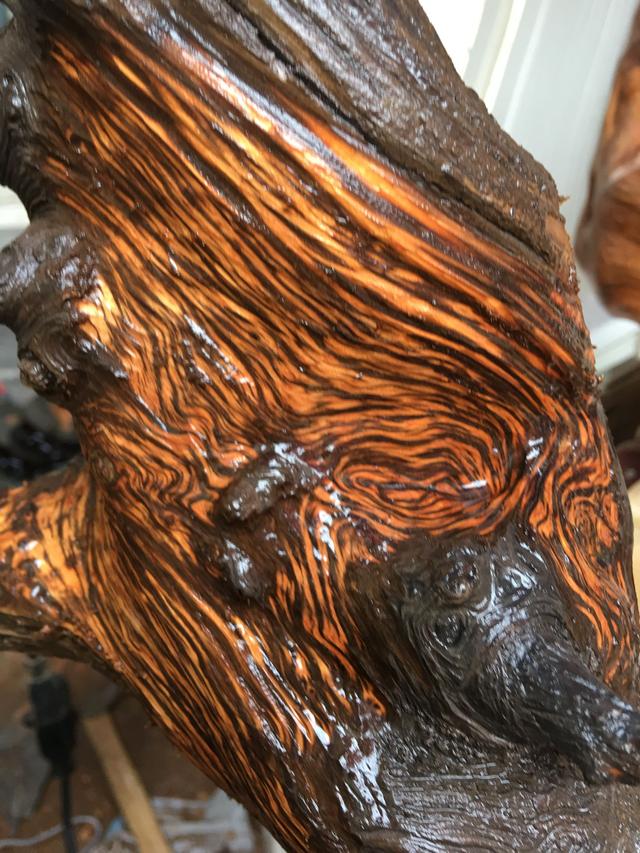 妖木崖柏虎皮乱纹开窗惊爆