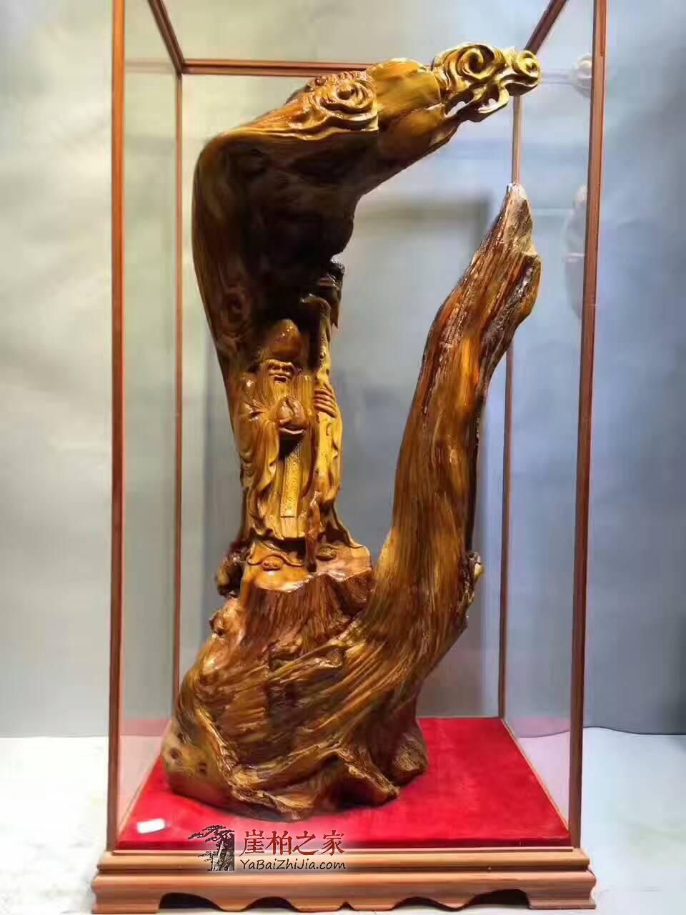 崖柏陈化老料根雕《寿仙》 奶香味足油性生日贺礼首选-2