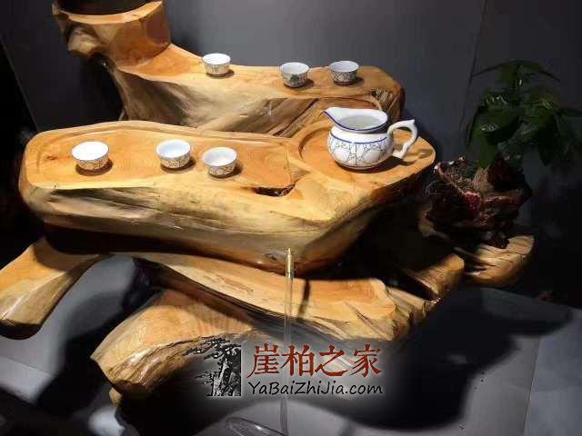 崖柏茶盘:崖柏与茶艺的完美结合-2