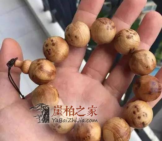 购买崖柏手串不要一味追求瘤疤,因为假的太多-1