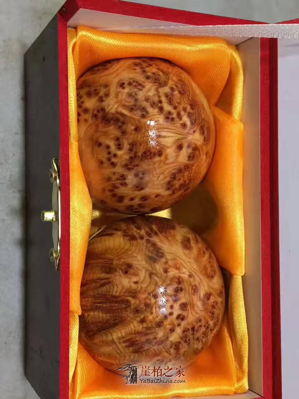 精品崖柏满瘤疤保健球 四川凉山陈化料底色亮油性好-3