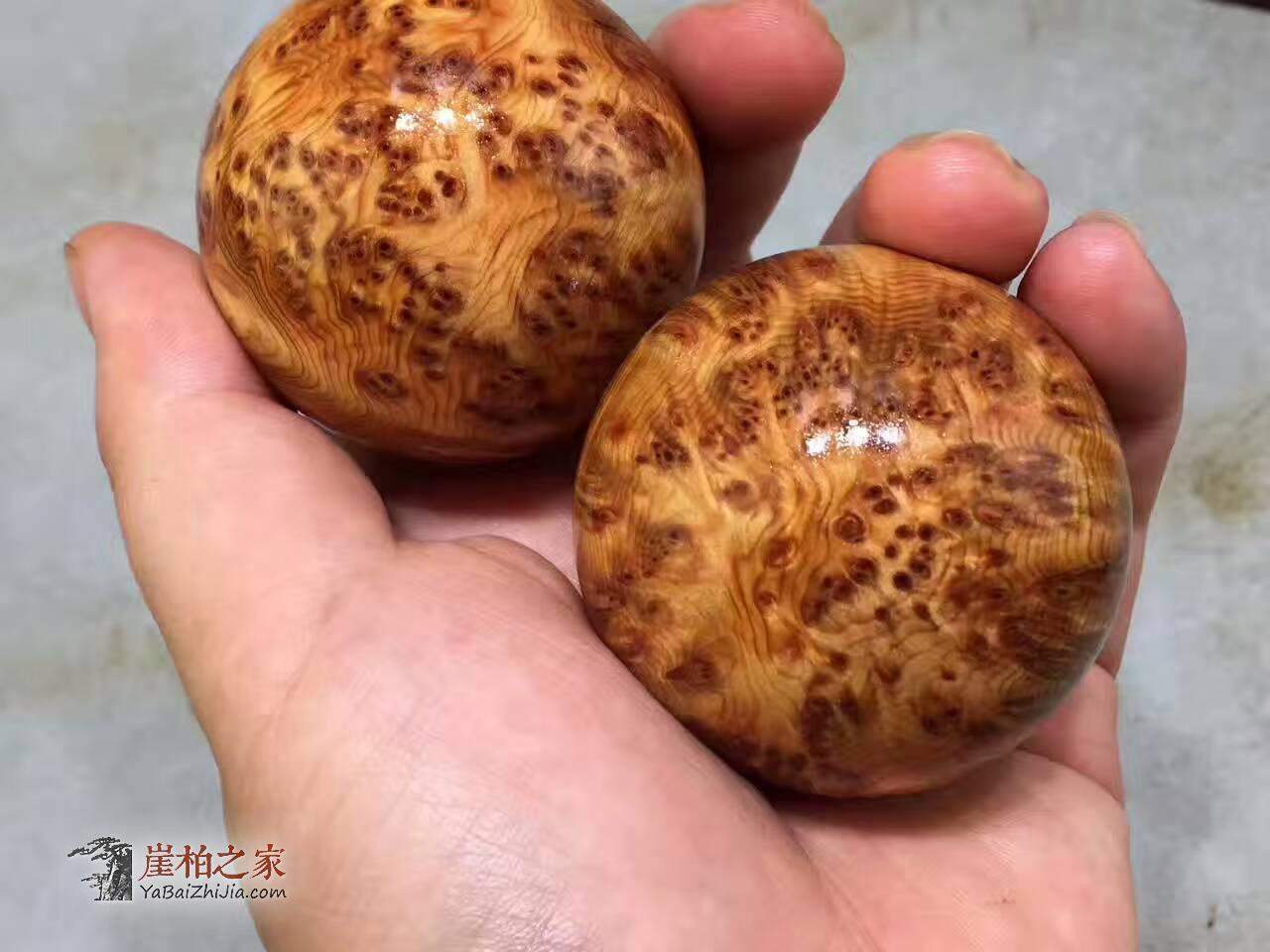 精品崖柏满瘤疤保健球 四川凉山陈化料底色亮油性好-5