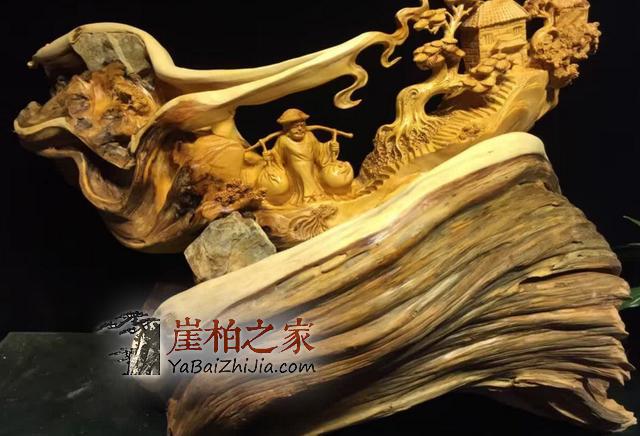 为什么很多木雕师保留了崖柏的白皮?白皮是什么?-4