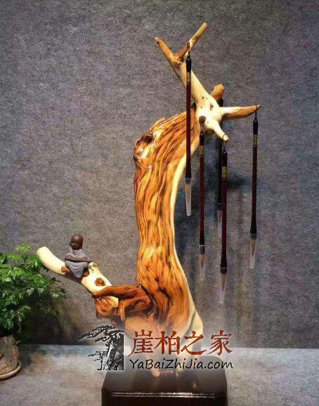 崖柏笔挂---文人雅士的爱!-1