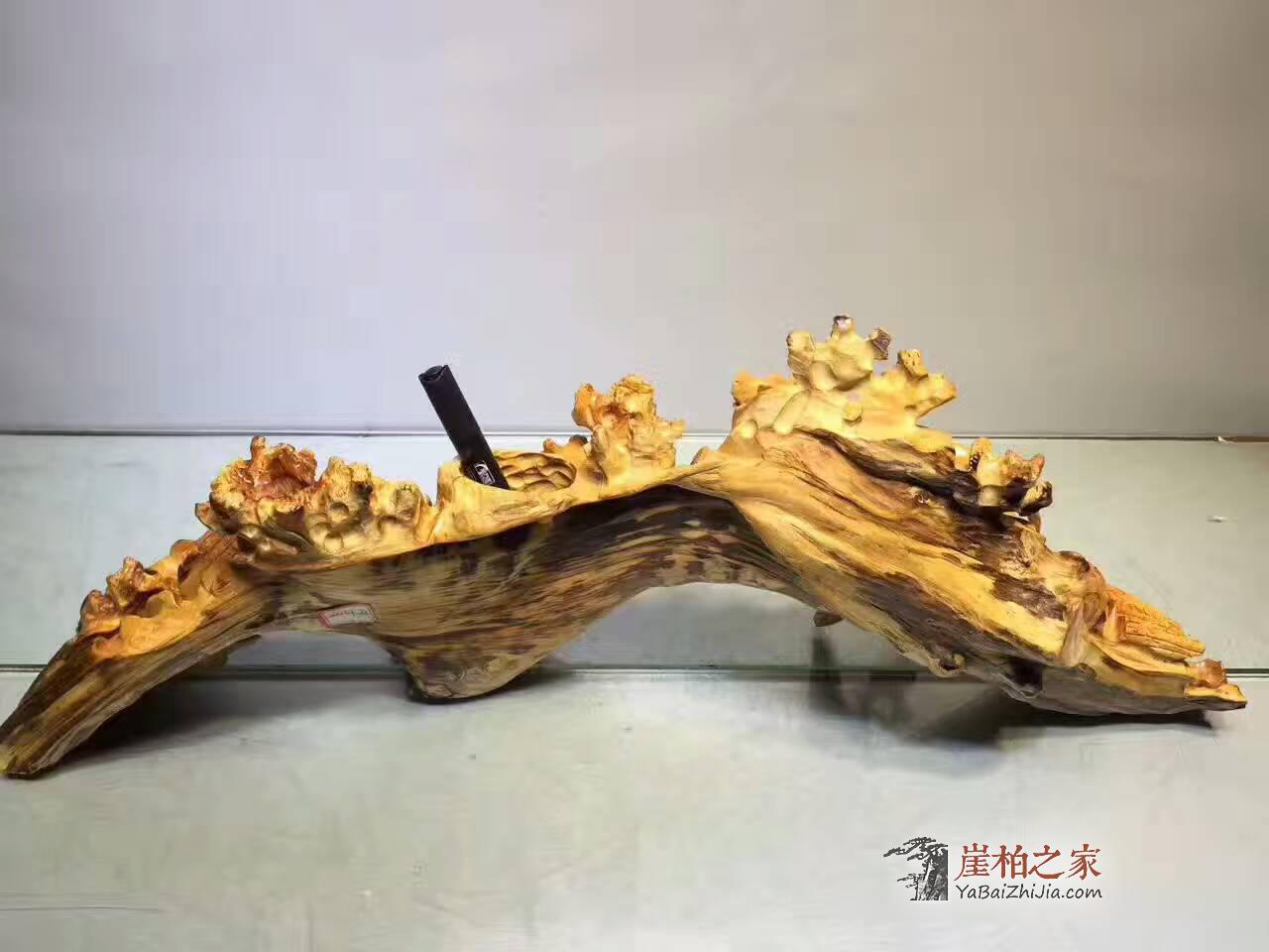 崖柏雕件笔筒 陈化老料整体无拼接雕工精美意境深远-6