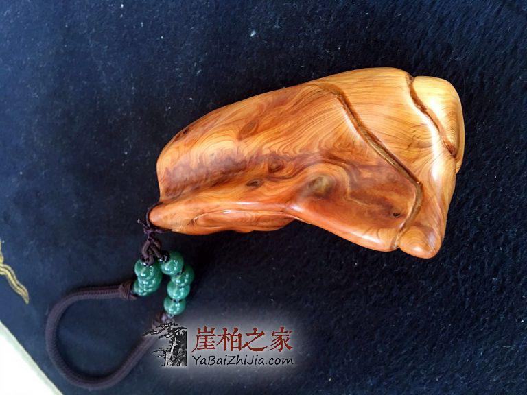 崖柏手把件如何盘玩出漂亮的包浆玻璃底!-4