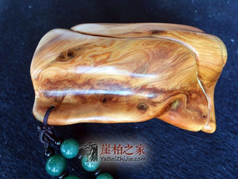 崖柏手把件如何盘玩出漂亮的包浆玻璃底!-6