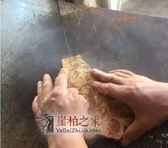 手把手教你崖柏陈化瘤手串的制作、成珠-9