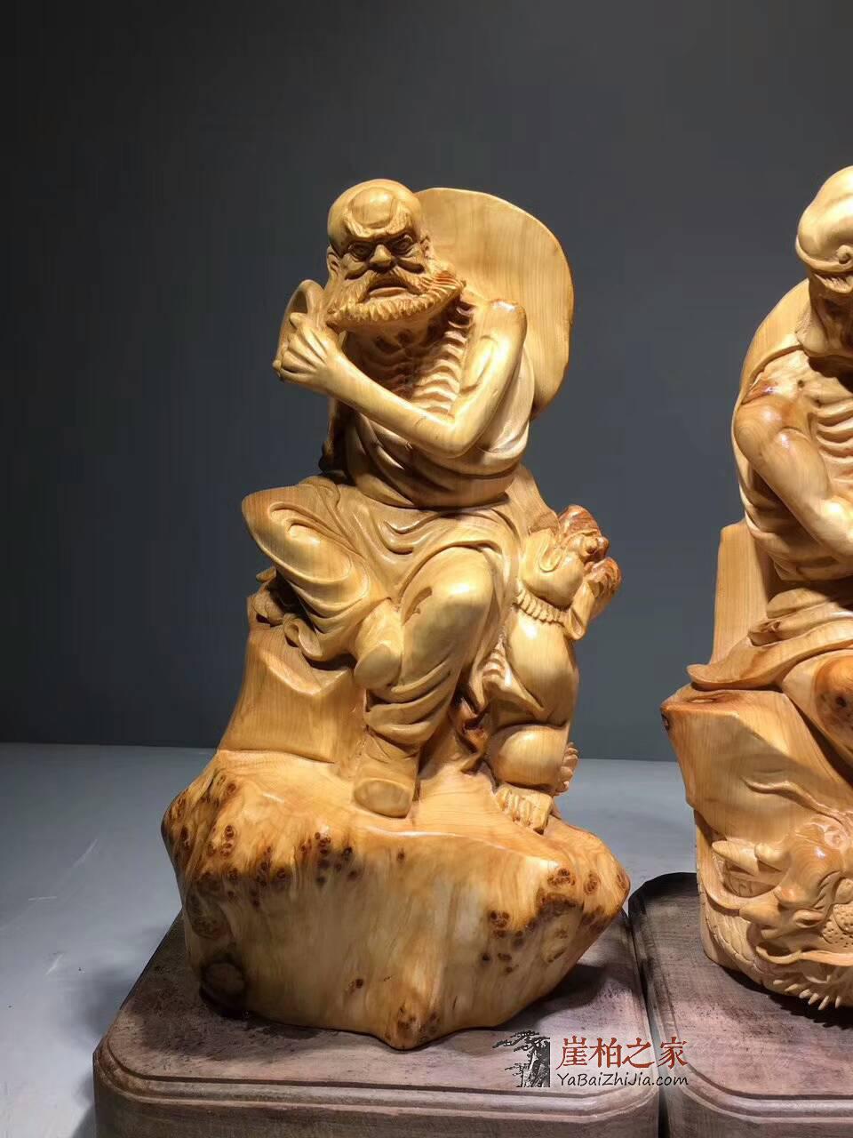 《降龙伏虎》罗汉一对 表情生动香味浓郁适合送礼-1