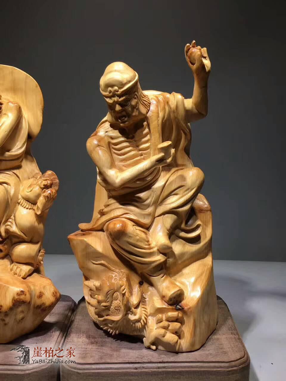 《降龙伏虎》罗汉一对 表情生动香味浓郁适合送礼-4