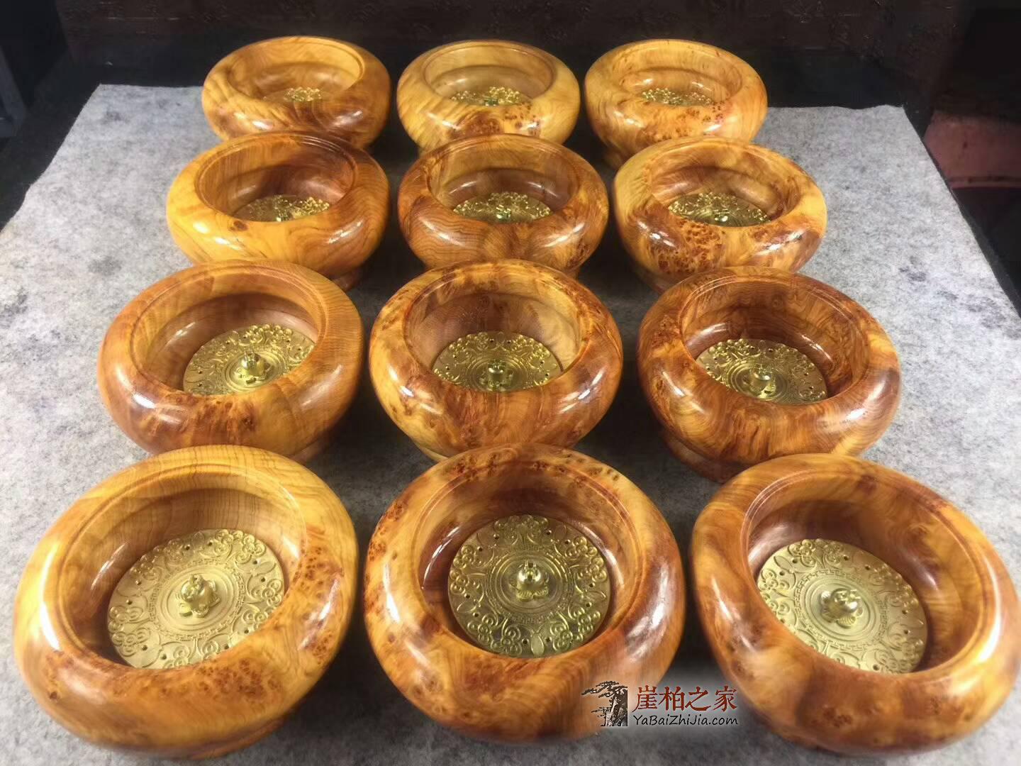 静坐打禅香炉 崖柏材质香味独特瘤疤花纹十分漂亮-2