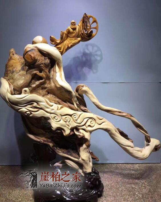 崖柏三宝“根艺、根雕、木雕”,风韵各不相同!-3