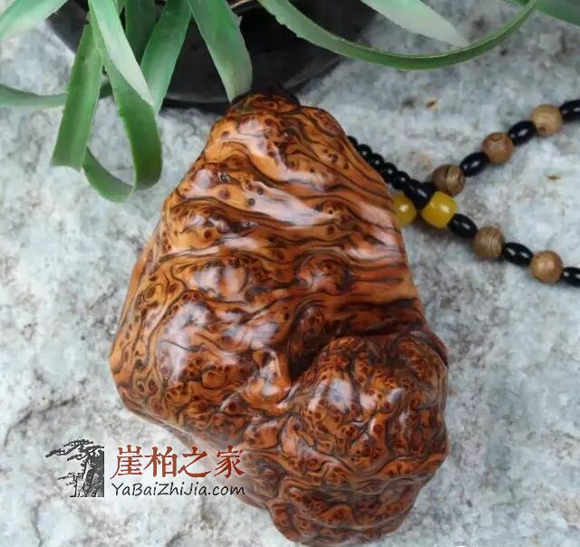 崖柏陈化瘤手把件的DIY制作全过程!-1