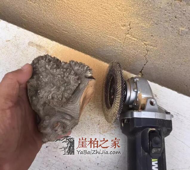 崖柏陈化瘤手把件的DIY制作全过程!-4