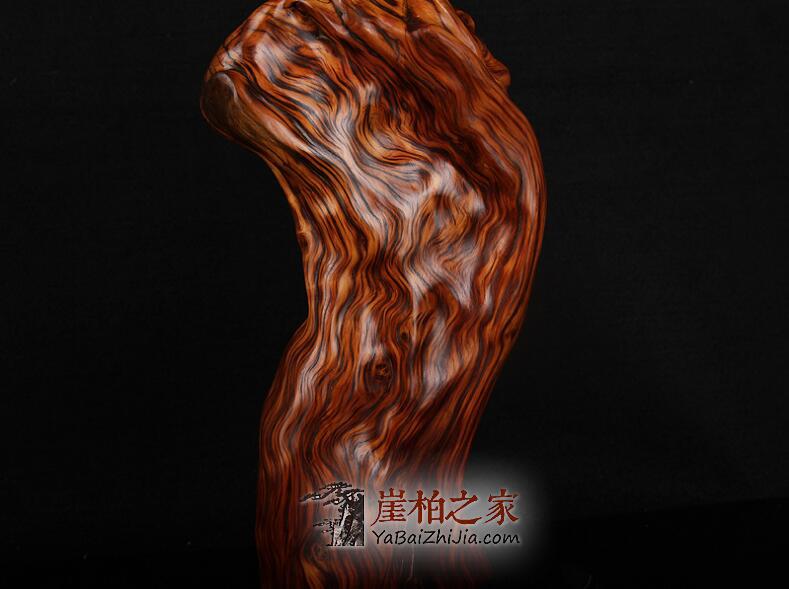 正宗太行陈化料崖柏手工艺摆件似胜利火焰虎皮酒店办公室摆台-4