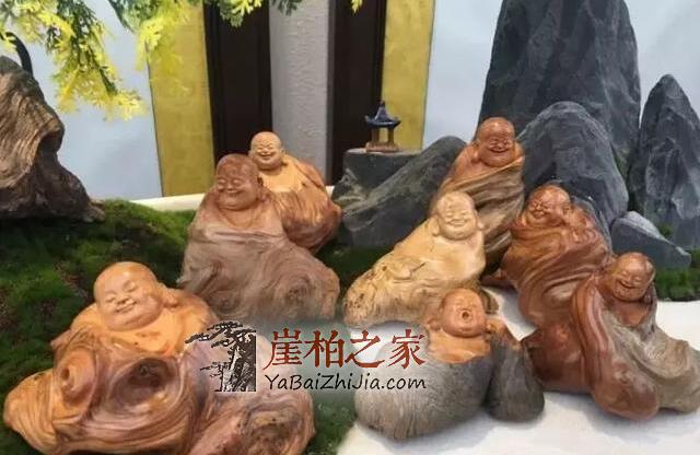 崖柏弥勒:大肚能容,开口便笑!-1