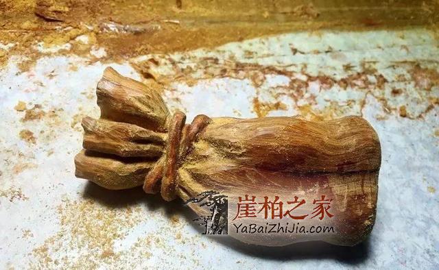 直击崖柏“钱袋”的制作过程!-6