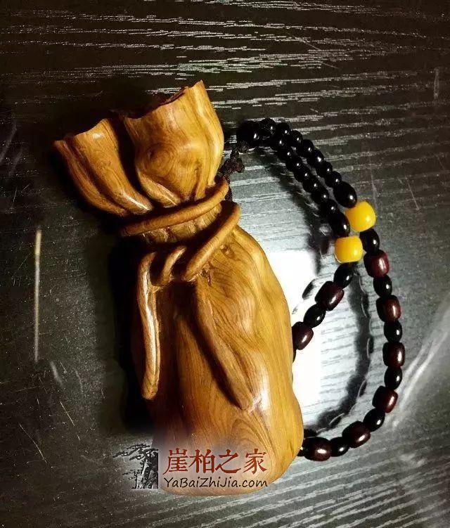 直击崖柏“钱袋”的制作过程!-8