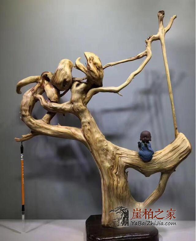 崖柏千奇百怪,不同料质打磨出来的效果也不尽相同!-5