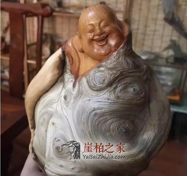 当崖柏与弥勒结缘后,会造就多少珍藏之作呢?-2