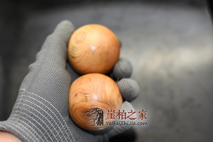 太行陈化崖柏闪电5.0保健球一对木制保健球-5