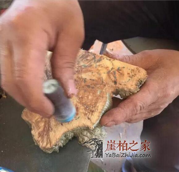 崖柏陈化瘤手串如何制作、成珠的?-7