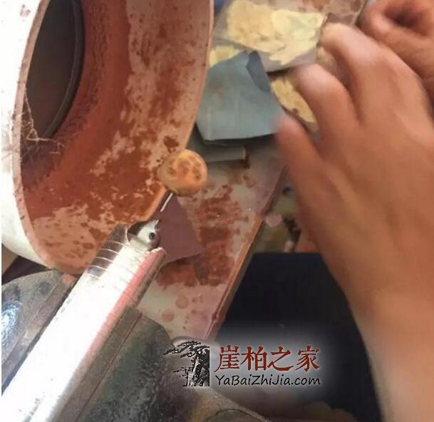 崖柏陈化瘤手串如何制作、成珠的?-15