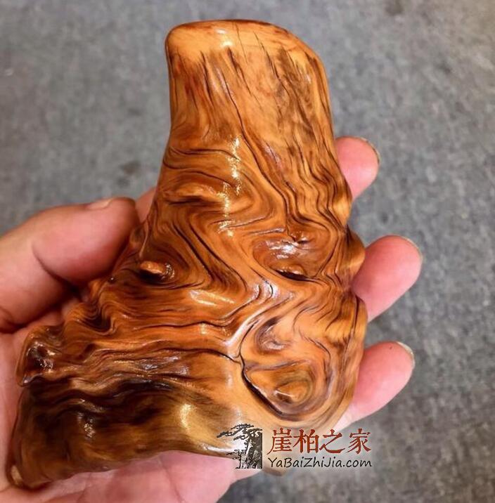教你如何盘出完美的崖柏摆件手把件?-3