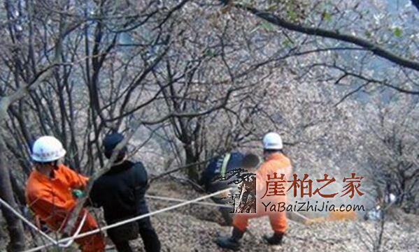 男子挖崖柏被困百米悬崖,民警解救脱困境-1
