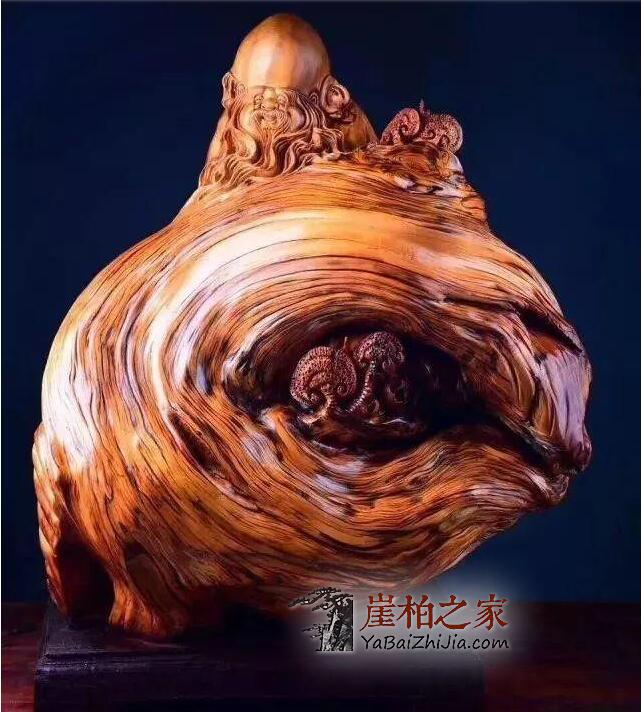 这种料质只有崖柏才有,被藏友们视为掌上明珠!-1