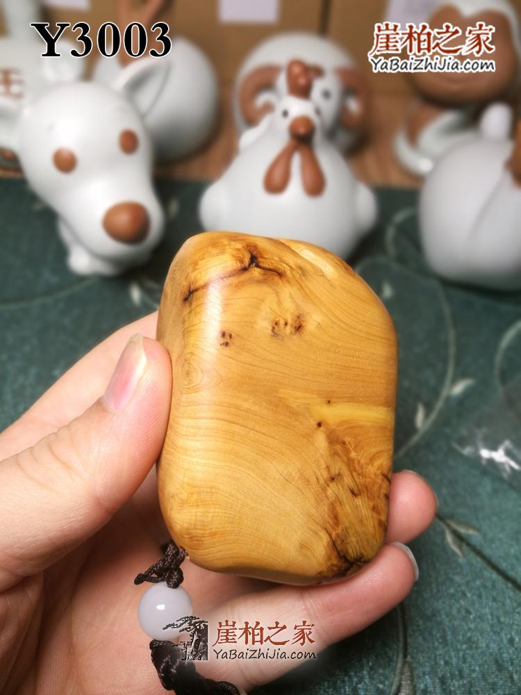 太行陈化崖柏满瘤疤手把件雀眼高油把玩件茶宠崖柏原木-65