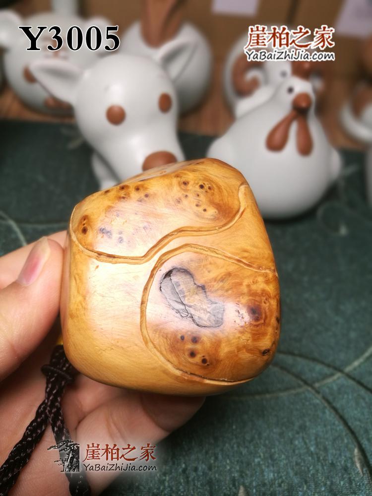 太行陈化崖柏满瘤疤手把件雀眼高油把玩件茶宠崖柏原木-71