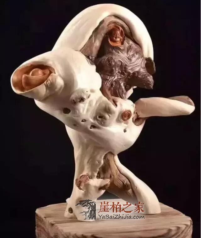 家里摆放了崖柏木雕,竟然发生了这么大的变化~-3