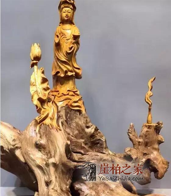 家里摆放了崖柏木雕,竟然发生了这么大的变化~-5